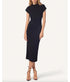 Mesa Slouchy Mock Neck Dress - Black